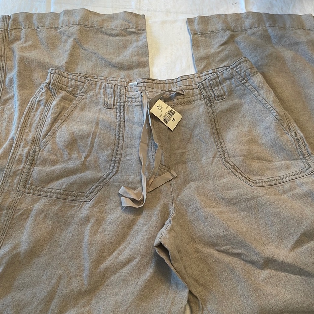 J. jill linen pants . Size 10